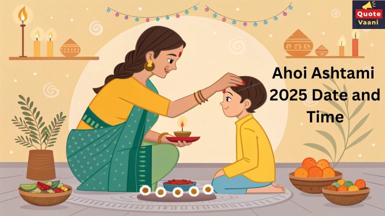 Ahoi Ashtami 2025 Date and Time, Puja Vidhi, Vrat Katha, Traditions & Significance