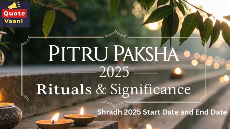 Pitru Paksha 2025 Rituals & Significance: Shradh 2025 Start Date and End Date